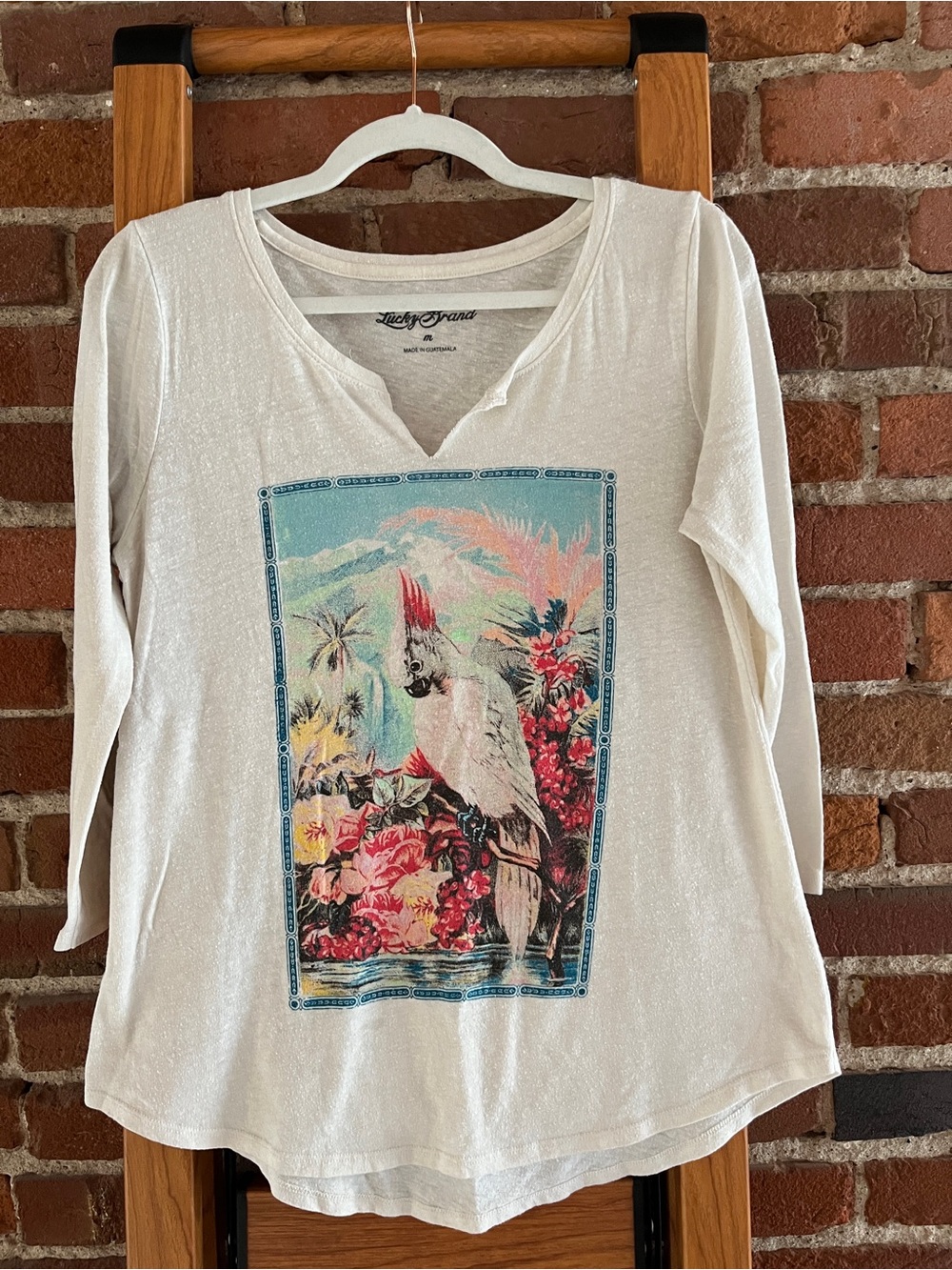 Lucky Brand 3/4 Sleeve Tee
